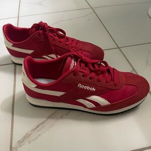 Reebok Classic Red and Cream Trainers